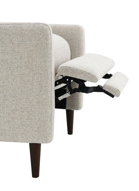 Psyche Beige Pushback Recliner from Furniture of America - Luna Furniture