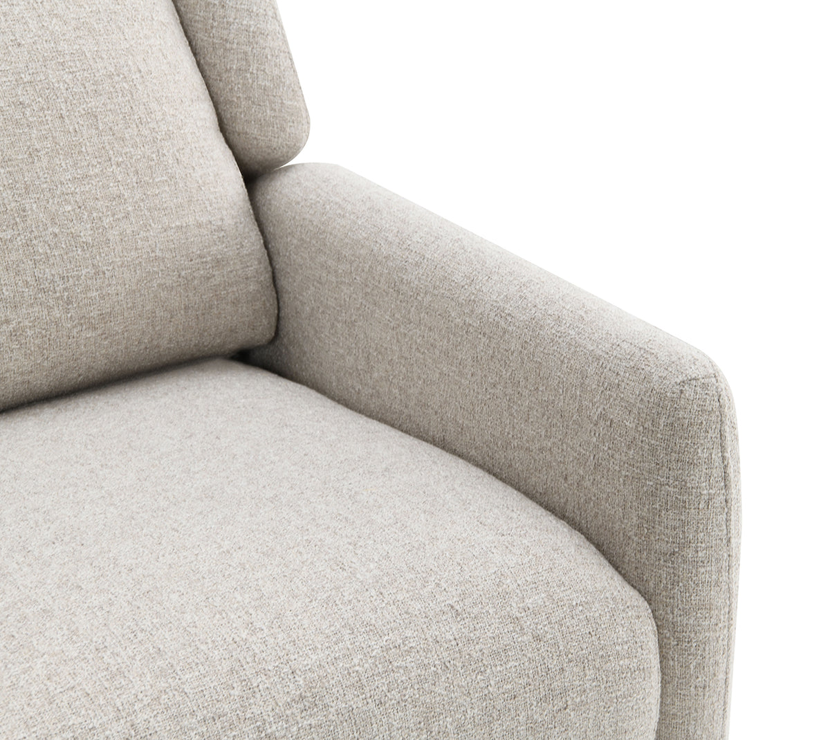 Psyche Beige Pushback Recliner from Furniture of America - Luna Furniture