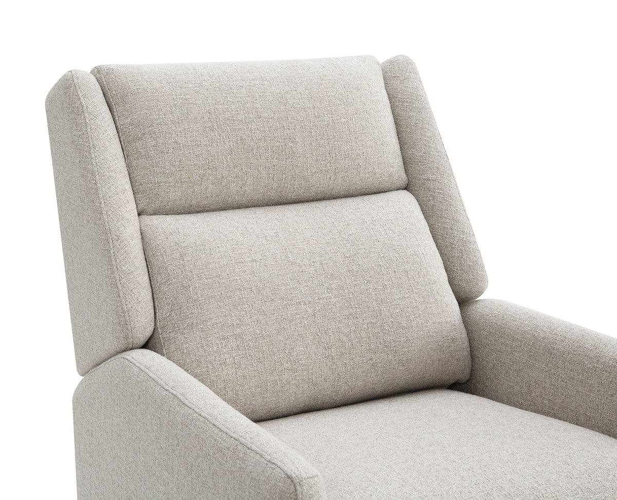 Psyche Beige Pushback Recliner from Furniture of America - Luna Furniture