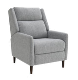 Psyche Gray Pushback Recliner from Furniture of America - Luna Furniture