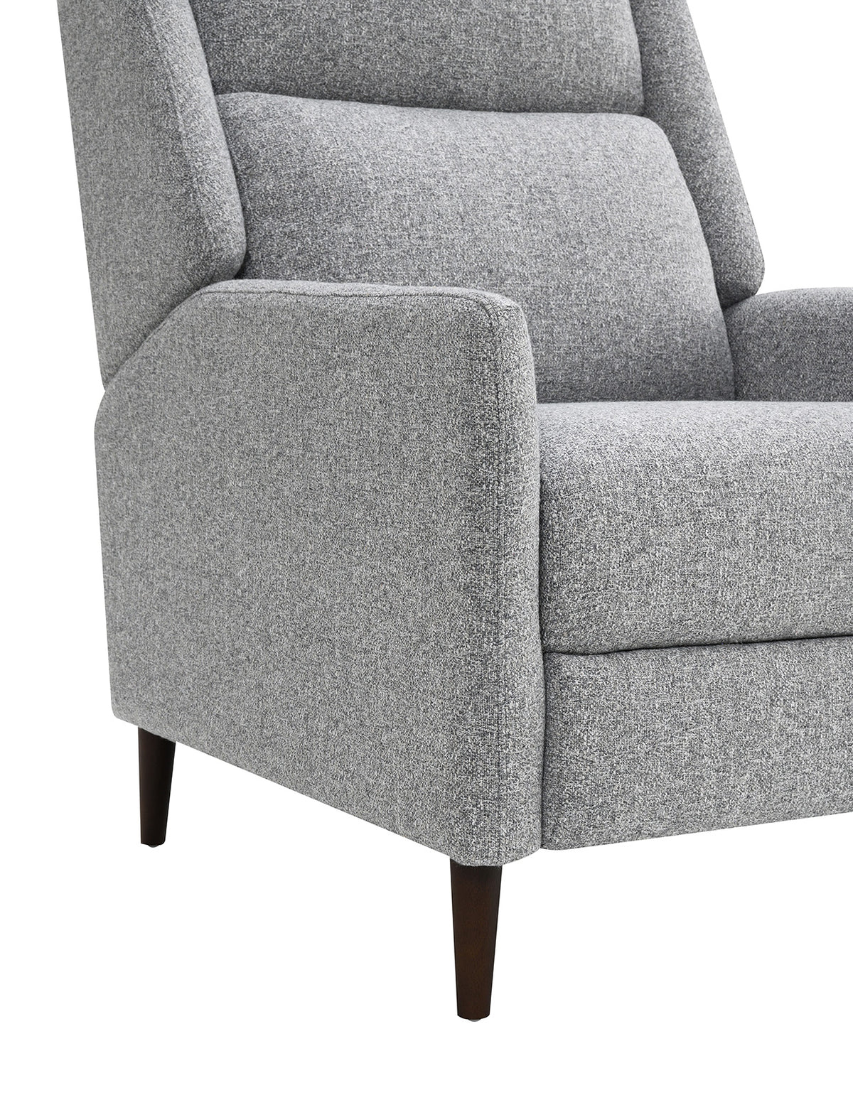 Psyche Gray Pushback Recliner from Furniture of America - Luna Furniture