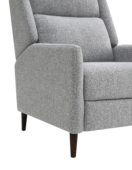 Psyche Gray Pushback Recliner from Furniture of America - Luna Furniture