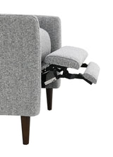 Psyche Gray Pushback Recliner from Furniture of America - Luna Furniture