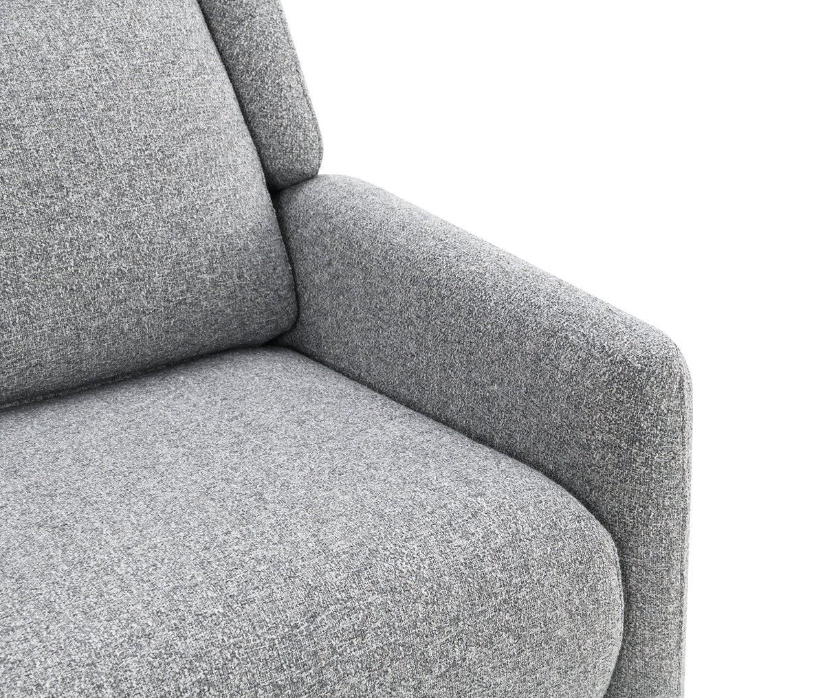 Psyche Gray Pushback Recliner from Furniture of America - Luna Furniture