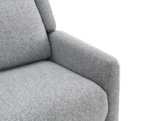 Psyche Gray Pushback Recliner from Furniture of America - Luna Furniture