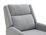 Psyche Gray Pushback Recliner from Furniture of America - Luna Furniture