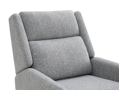 Psyche Gray Pushback Recliner from Furniture of America - Luna Furniture