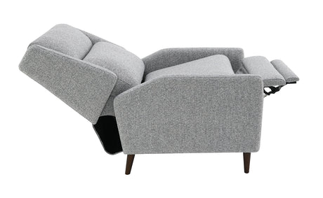 Psyche Gray Pushback Recliner from Furniture of America - Luna Furniture