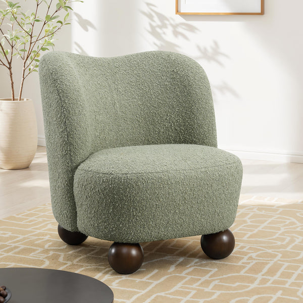Karey Green Accent Chair
