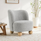 Karey Gray Accent Chair from Furniture of America - Luna Furniture