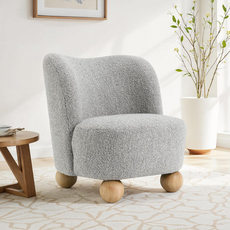 Karey Gray Accent Chair from Furniture of America - Luna Furniture