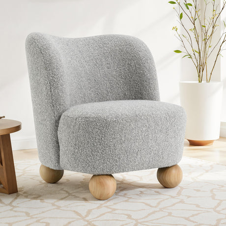 Karey Gray Accent Chair from Furniture of America - Luna Furniture