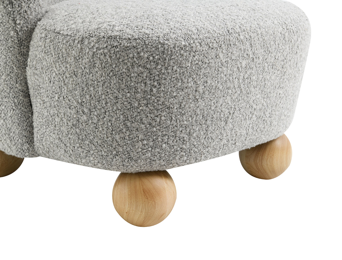 Karey Gray Accent Chair from Furniture of America - Luna Furniture
