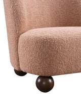 Karey Pink Accent Chair from Furniture of America - Luna Furniture