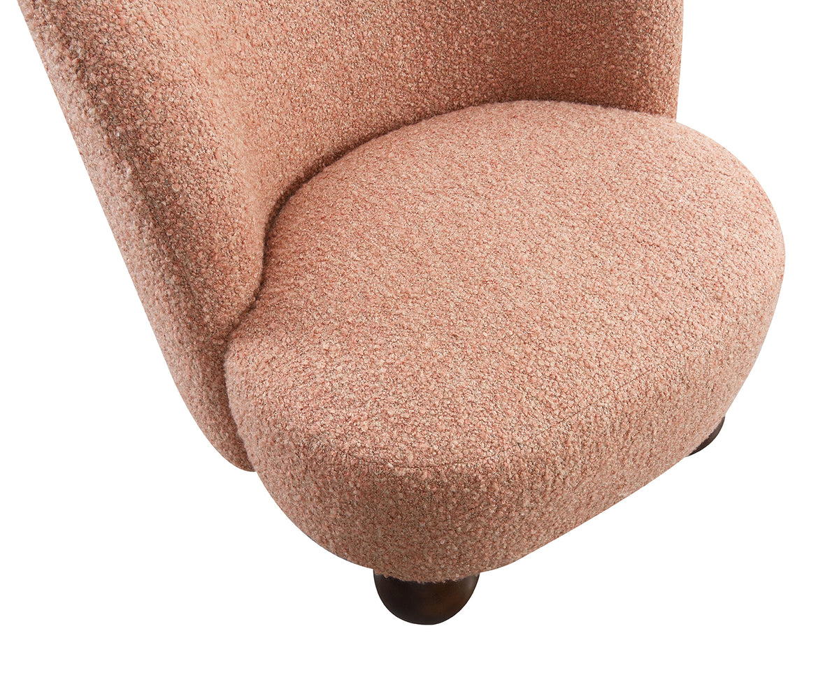 Karey Pink Accent Chair from Furniture of America - Luna Furniture