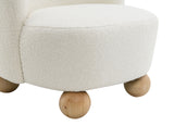 Karey White Accent Chair from Furniture of America - Luna Furniture