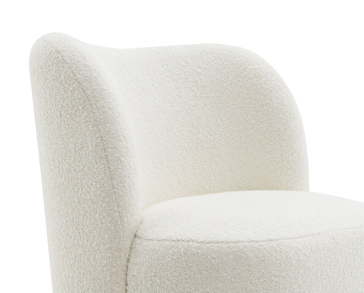 Karey White Accent Chair from Furniture of America - Luna Furniture