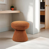 Cynthia Saddle Brown Stool from Furniture of America - Luna Furniture