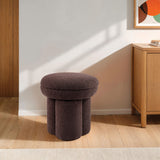 Thisbe Brown Stool from Furniture of America - Luna Furniture