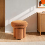 Thisbe Saddle Brown Stool from Furniture of America - Luna Furniture