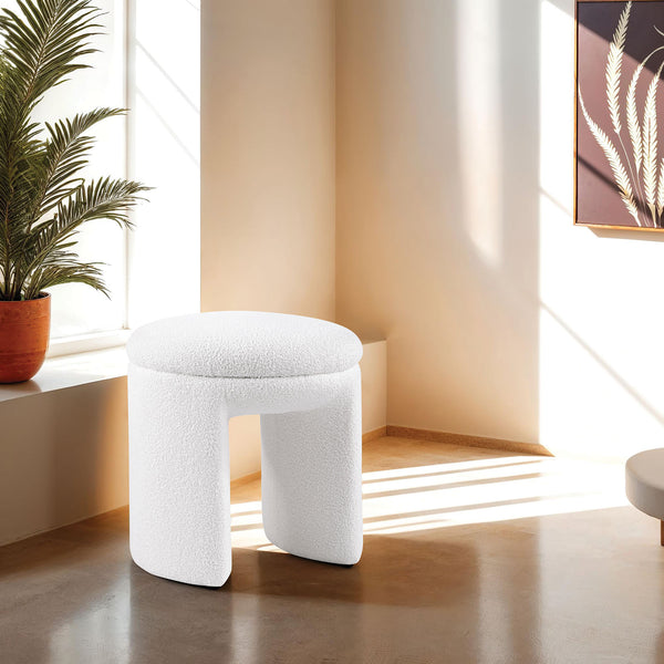 Janetta Beige Stool
