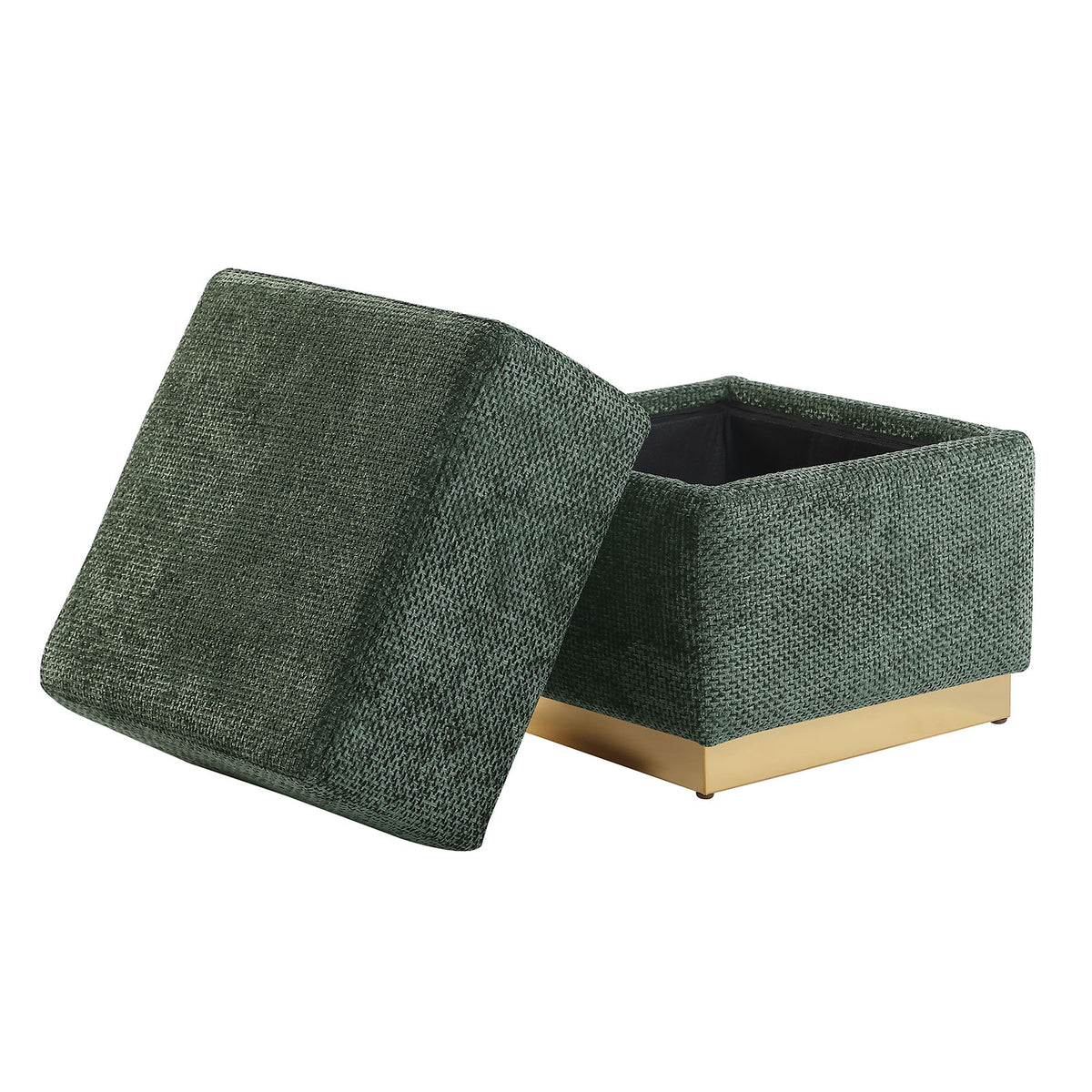 Krysten Green Storage Stool from Furniture of America - Luna Furniture