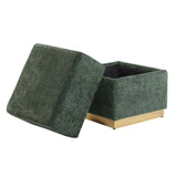 Krysten Green Storage Stool from Furniture of America - Luna Furniture