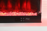 Peseux White 71" TV Stand w/ Electric Fire Place from Furniture of America - Luna Furniture