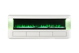 Luken White 71" TV Stand w/ Electric Fire Place from Furniture of America - Luna Furniture