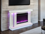 Dorrit White 55" Electric Fire Place from Furniture of America - Luna Furniture