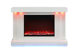 Dorrit White 55" Electric Fire Place from Furniture of America - Luna Furniture