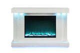 Dorrit White 55" Electric Fire Place from Furniture of America - Luna Furniture