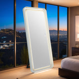 Imogen White Floor Mirror from Furniture of America - Luna Furniture