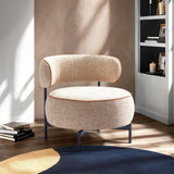Florens Light Brown Swivel Chair from Furniture of America - Luna Furniture