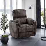 Belper Chocolate Brown Power Glider Recliner w/ Swivel from Furniture of America - Luna Furniture