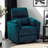 Belper Dark Teal Power Glider Recliner w/ Swivel from Furniture of America - Luna Furniture