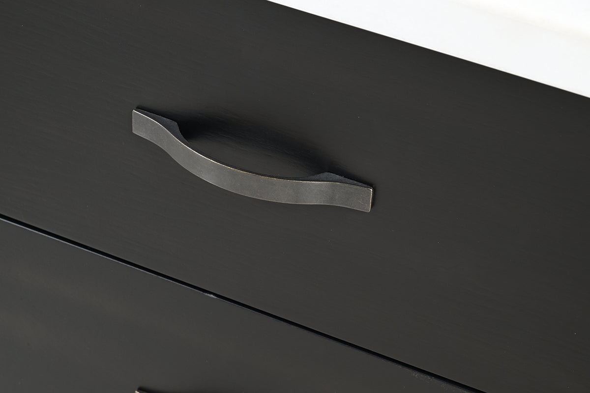 Shildon Black/White Server from Furniture of America - Luna Furniture