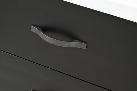Shildon Black/White Server from Furniture of America - Luna Furniture