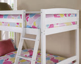 Candice White Twin/Twin Bunk Bed from Furniture of America - Luna Furniture
