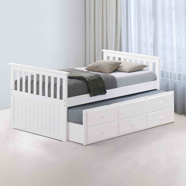 Clemens White Captain Bed