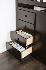 Ontario Espresso Twin/Twin Bunk Bed from Furniture of America - Luna Furniture