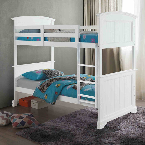 Albano White Twin/Full Bunk Bed