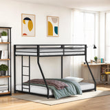 Rothwell Matte Black Twin/full Metal Bunk Bed from Furniture of America - Luna Furniture