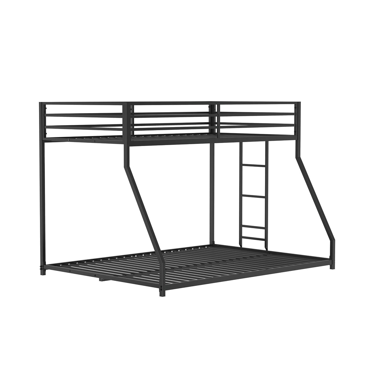 Rothwell Matte Black Twin/full Metal Bunk Bed from Furniture of America - Luna Furniture