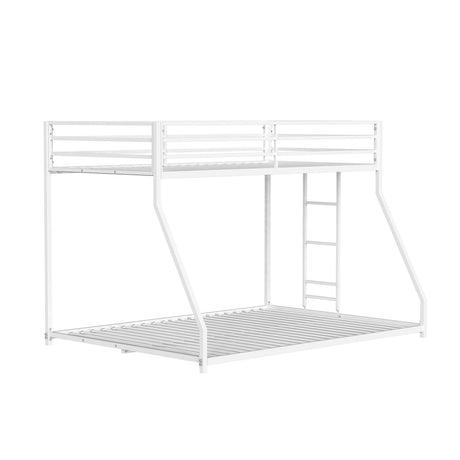 Rothwell Matte White Twin/full Metal Bunk Bed from Furniture of America - Luna Furniture