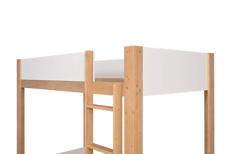 Terri White/Natural Twin/Twin Bunk Bed from Furniture of America - Luna Furniture