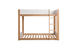 Terri White/Natural Twin/Twin Bunk Bed from Furniture of America - Luna Furniture
