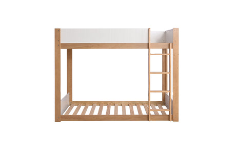 Terri White/Natural Twin/Twin Bunk Bed from Furniture of America - Luna Furniture
