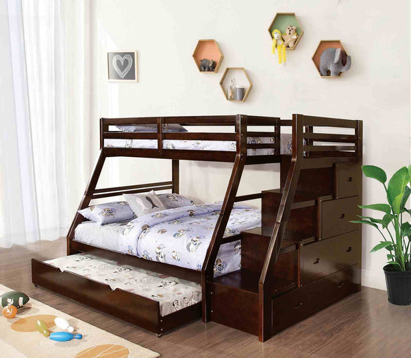 Ellington Espresso Twin/Full Bunk Bed