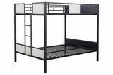 Molton Black Full/Full Metal Bunkbed from Furniture of America - Luna Furniture
